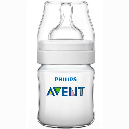 Philips Avent Mamadeira Anti-Colic 125ml Transparente 0M+ SCF810/17 Philips Avent Mamadeira Anti-Colic 125ml Transparente 0M+ SCF810/17