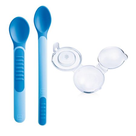 Colher Termosensível MAM Azul (6m+) Colher Termosensível MAM Azul (6m+)