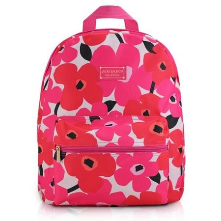 Mochila Escolar Infantil Rosa Papoula Jacki Design Mochila Escolar Infantil Rosa Papoula Jacki Design