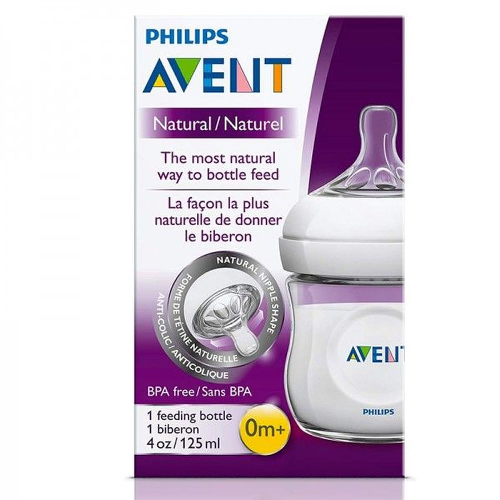 Philips Avent Mamadeira Petala 125ml Transparente 0M+ SCF030/17 ...