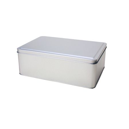 MEISTER LATA RETANGULAR PRATA FOSCA 232X162X81 MM MEISTER LATA RETANGULAR PRATA FOSCA 232X162X81 MM