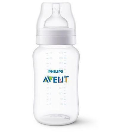 Philips Avent Mamadeira Anti-Colic 330ml Transparente 3M+ SCF816/17 Philips Avent Mamadeira Anti-Colic 330ml Transparente 3M+ SCF816/17