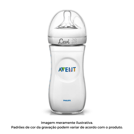 Mamadeira Avent Pétala Personalizada Com Nome 330ml Mamadeira Avent Pétala Personalizada Com Nome 330ml