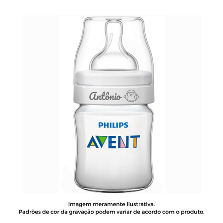 Mamadeira Personalizada Com Nome Avent AntiColic 125ml Mamadeira Personalizada Com Nome Avent AntiColic 125ml