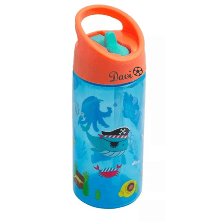 Garrafinha Personalizada Aventuras Pirata - Buba Garrafinha Personalizada Aventuras Pirata - Buba