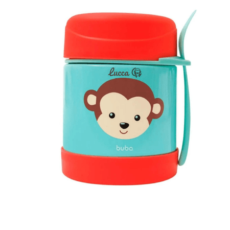 Pote Térmico Personalizado Animal Fun Macaco Pote Térmico Personalizado Animal Fun Macaco