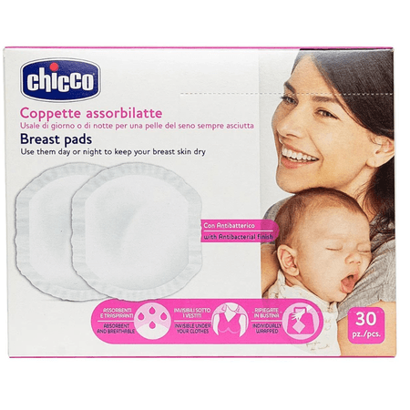 Discos Absorventes Descartáveis Anti-Bacterianos Chicco - 30 un Discos Absorventes Descartáveis Anti-Bacterianos Chicco - 30 un