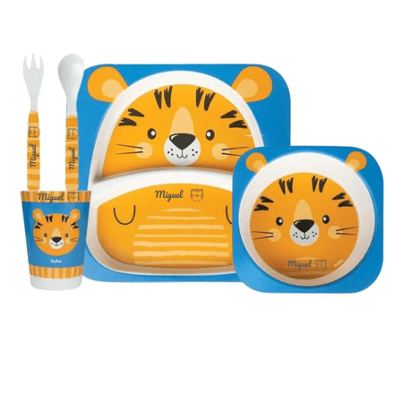 Kit Refeição Buba Personalizado Com Nome Bambu Tigre Kit Refeição Buba Personalizado Com Nome Bambu Tigre