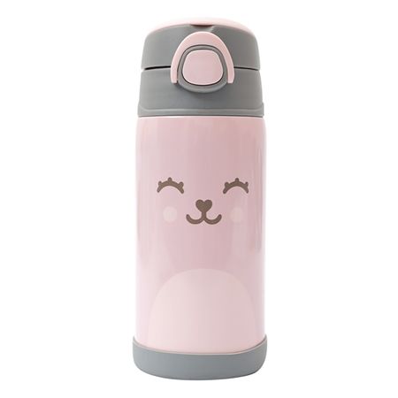 Garrafa Térmica Buba Parede Dupla Gumy Rosa 3+ Garrafa Térmica Buba Parede Dupla Gumy Rosa 3+