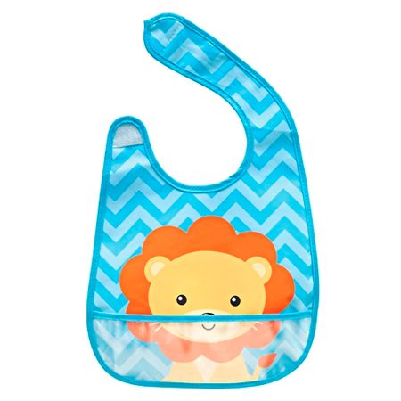 Babador Pega Migalhas Buba Leão 3+ Babador Pega Migalhas Buba Leão 3+