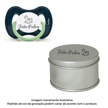 Kit Chupeta Buba Personalizado Nome Coala 6m+ Kit Chupeta Buba Personalizado Nome Coala 6m+