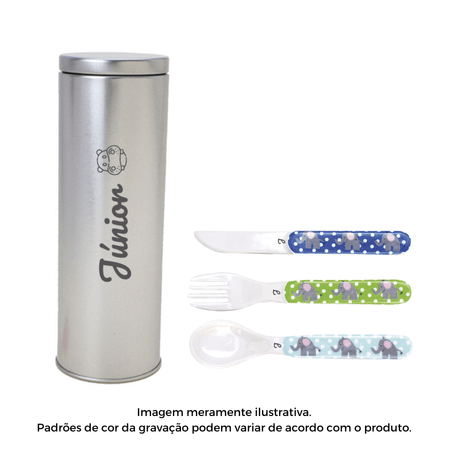 Kit JaBaDaBaDo Personalizado Nome Jogo de Talheres Menino Kit JaBaDaBaDo Personalizado Nome Jogo de Talheres Menino