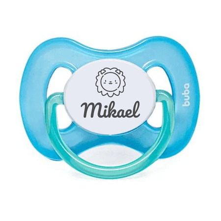 Chupeta Personalizada Nome Buba Comfort Noturna Azul 0-6m Chupeta Personalizada Nome Buba Comfort Noturna Azul 0-6m