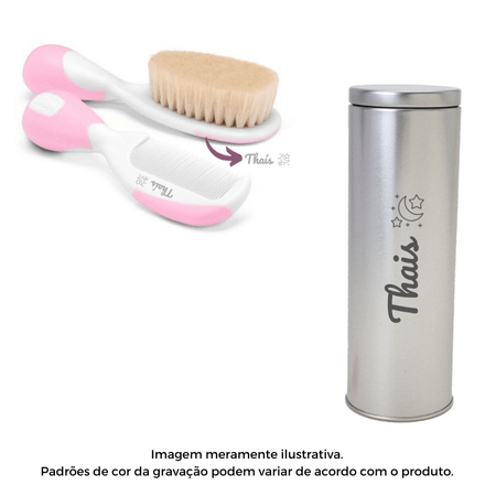 Kit Personalizado Chicco Cuidados Higiene Rosa Kit Personalizado Chicco Cuidados Higiene Rosa