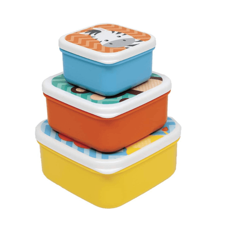 Kit 3 Potinhos Animal Fun Kit 3 Potinhos Animal Fun