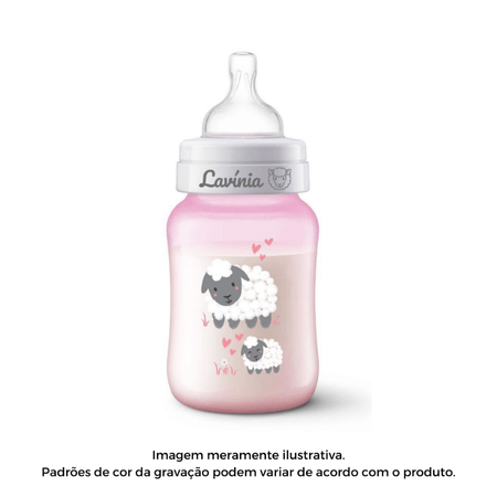 Mamadeira Personalizada Nome Avent AntiColic Ovelha 260ml Mamadeira Personalizada Nome Avent AntiColic Ovelha 260ml