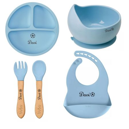 Kit-Refeicao-Buba-Silicone-Azul Kit-Refeicao-Buba-Silicone-Azul