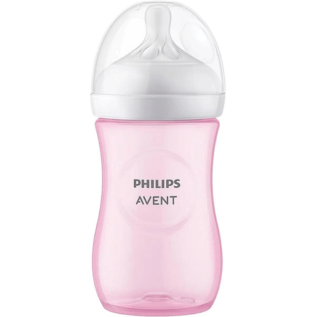 Mamadeira Avent Pétala 3.0 Rosa 260ml Natural Response Mamadeira Avent Pétala 3.0 Rosa 260ml Natural Response
